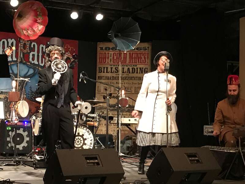 New Orleans Steamcog Orchestra plays at the Louisiana Steampunk Festival 2017