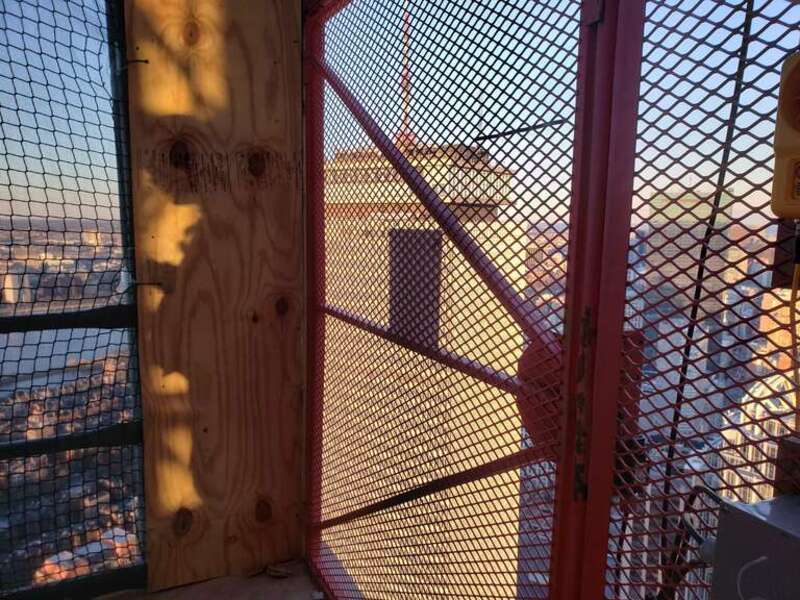 Taken during a site walk of the One Dalton/Four Seasons Hotel &amp;amp; Private Residences, One Dalton Street construction site on December 4th, 2018.