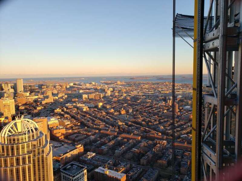Taken during a site walk of the One Dalton/Four Seasons Hotel &amp;amp; Private Residences, One Dalton Street construction site on December 4th, 2018.