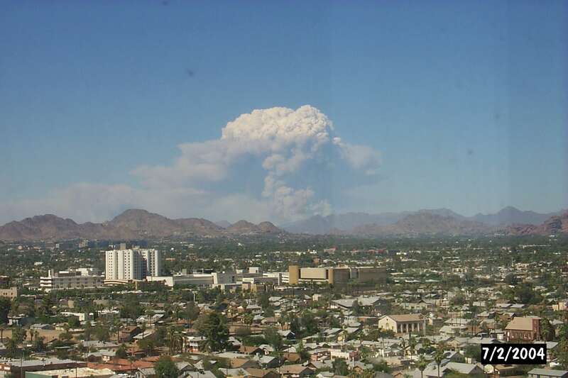 Phoenix, Arizona - The Willow Fire, July 2, 2004