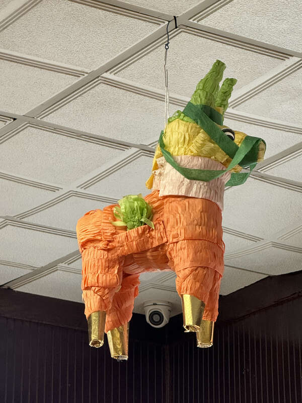 Pinata at Rio Grande Mexican Restaurant, Berea, Kentucky.