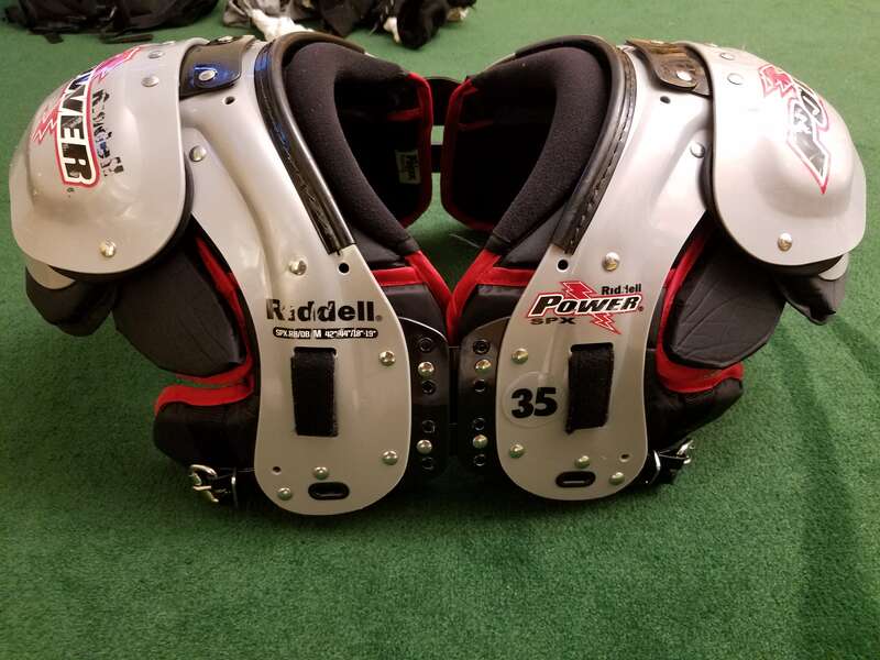 These are the shoulder pads used in American Football
