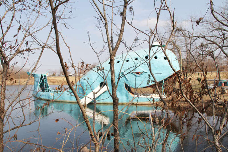 The Big Blue Whale, Catoosa, Oklahoma USA