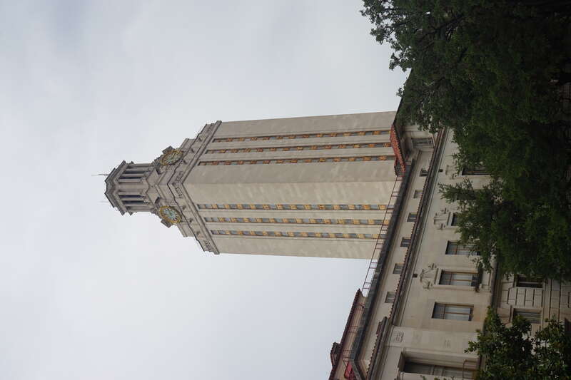 The Main Building on the campus of the University of Texas at Austin in Austin, Texas (United States).