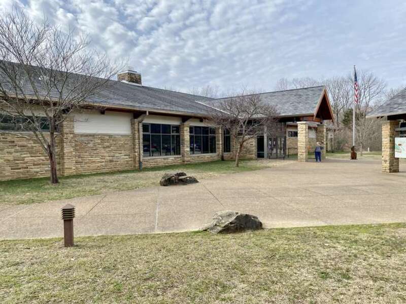 Built in 2010-2012, this contemporary visitor center replaced an earlier visitor center built on the same site in the 1960s as part of Mission 66.