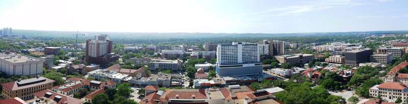 West campus as viewed from the tower.