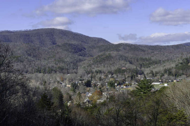 White Sulphur Springs Valley, West Virginia. Taken from the West Virginia Welcome Center on I-64 West.