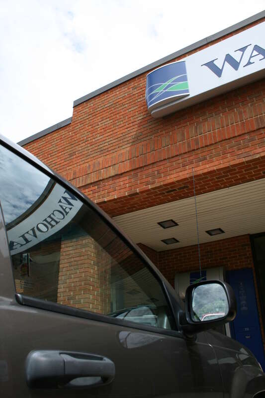 A Wachovia bank branch on 9th Street in Durham, North Carolina.
