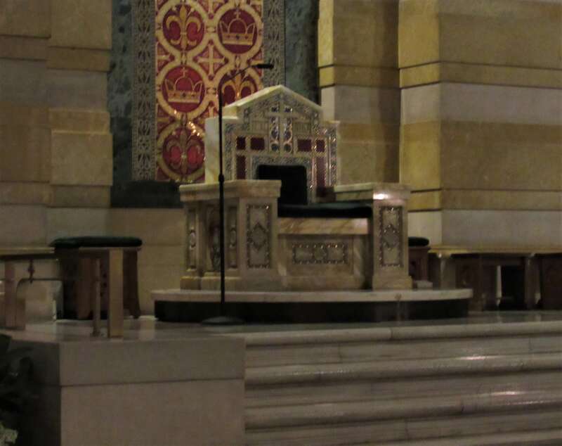 The cathedral in the Cathedral Basilica of St. Louis in St. Louis, Missouri.