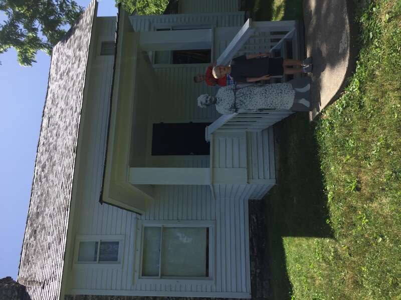 LIW Hs Kids posing with cutout of LIW herself