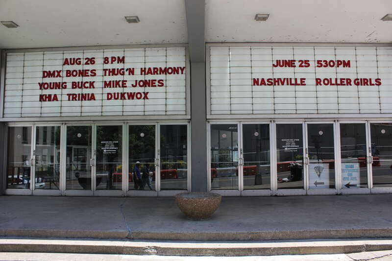 Marquee of Nashville Municipal Auditorium