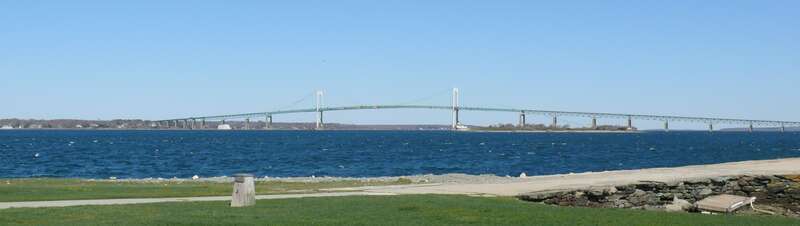 The Claiborne Pell Bridge, commonly known as the Newport Bridge, is a suspension bridge operated by the Rhode Island Turnpike and Bridge Authority that spans the East Passage of the Narragansett Bay in Rhode Island.