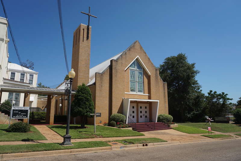 First Christian Church in Palestine, Texas (United States).