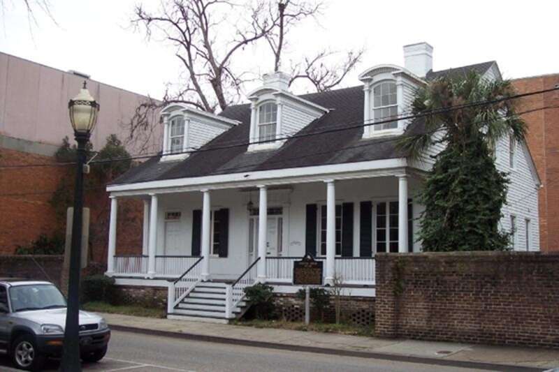 Portier House on Conti Street in Mobile, Alabama