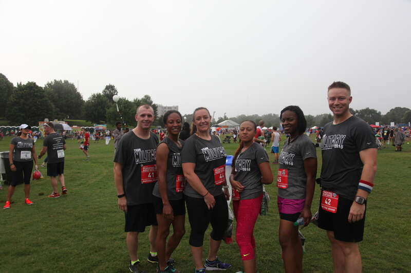ATLANTA, July 4, 2015 - All members of the Georgia National Guard team complete the Peachtree Road Race strong and pose for a group picture after.

(Georgia National Guard photo by Desiree Bamba / Released)