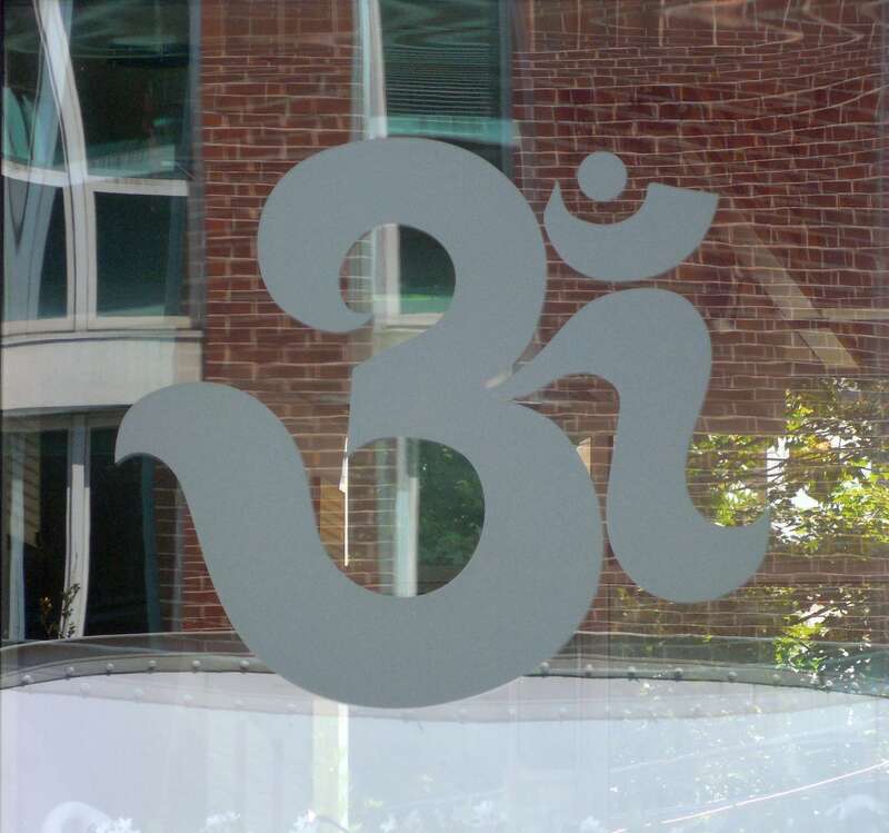 Om symbol, Ramakrishna Society of Providence Providence, Rhode Island, 2015