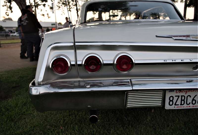 View of the iconic Chevrolet Impala as seen at the Stars &amp;amp; Stripes Car Show with festivities at the Port Of Los Angeles!