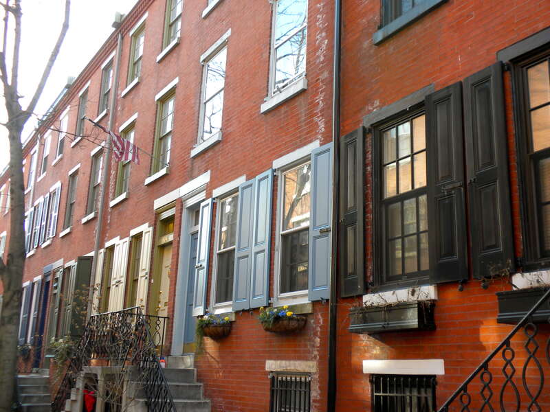 Ringgold Place in Philadelphia.  On NRHP since August 29, 1978. At 1900 block of Waverly Street
in Rittenhouse Square West neighborhood of Center City.