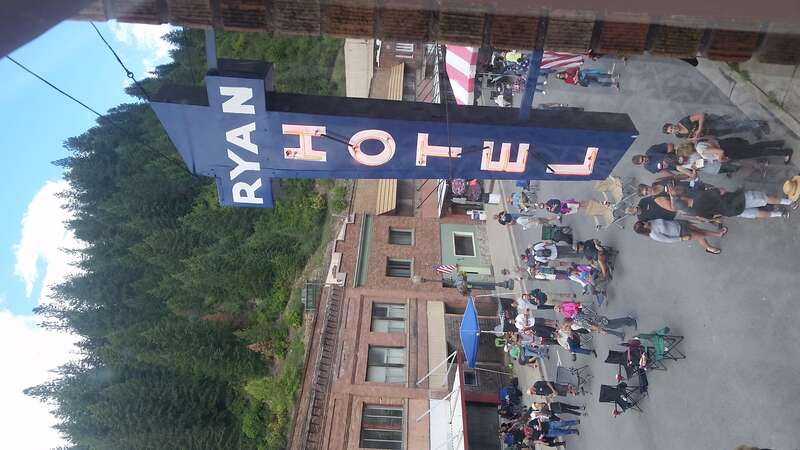 Ryan Hotel in Wallace, ID during Blues Festival