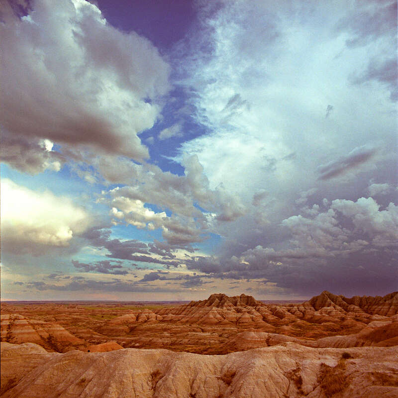 500px provided description: Another dramatic show over the Badlands N.P. - South Dakota [#clouds ,#dramatic ,#Badlands N.P.]