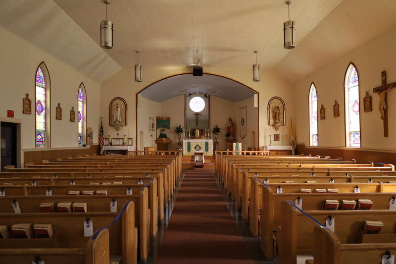 St. Thomas Catholic Church in Thomas, West Virginia in 2020