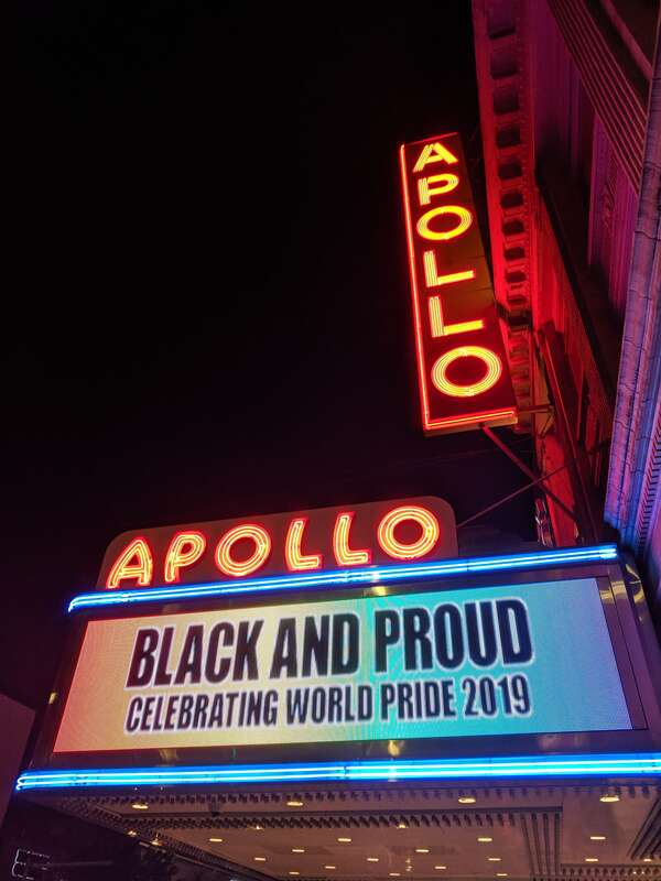 The Apollo Theater in Harlem, Manhattan.
