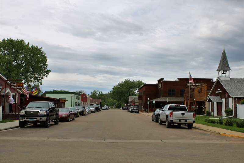 Third Avenue in Medora, North Dakota