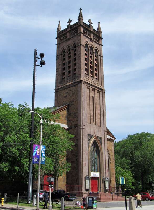 Trinity Church on the Green in New Haven, Connecticut.