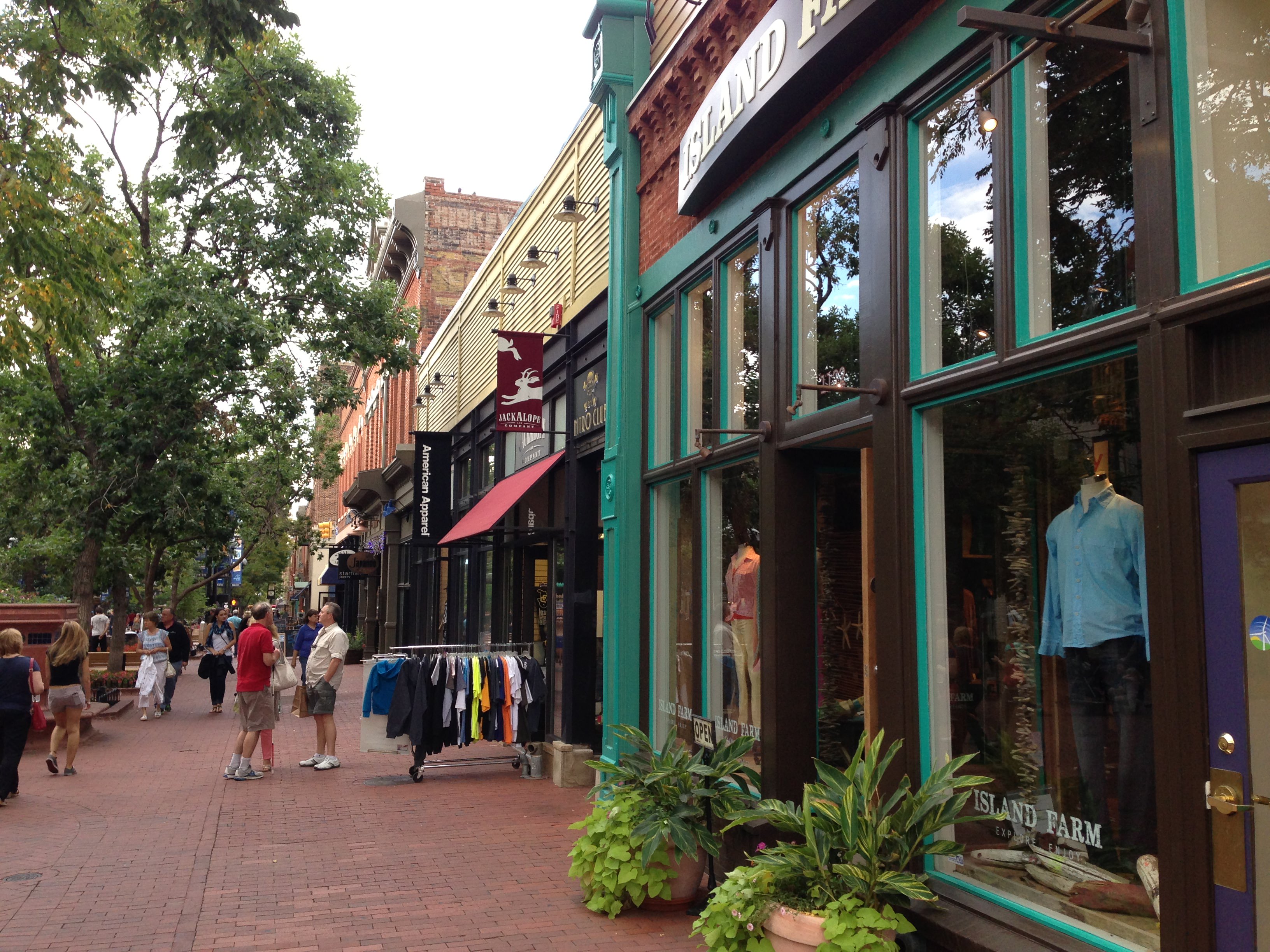 ボルダー市街並み