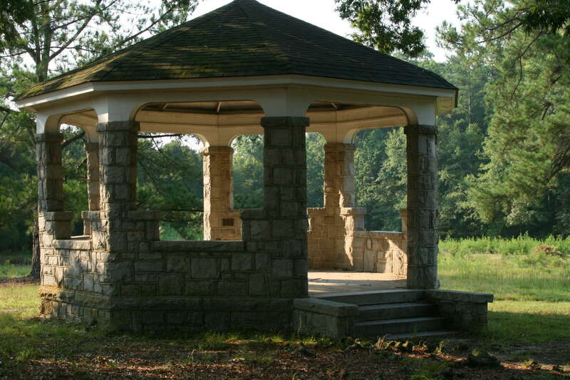 Pavilion at Bennett Place in Durham, North Carolina.