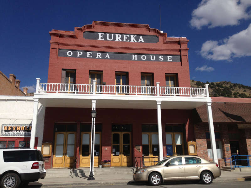 Eureka Opera House on U.S. Route 50 in Eureka, Nevada
