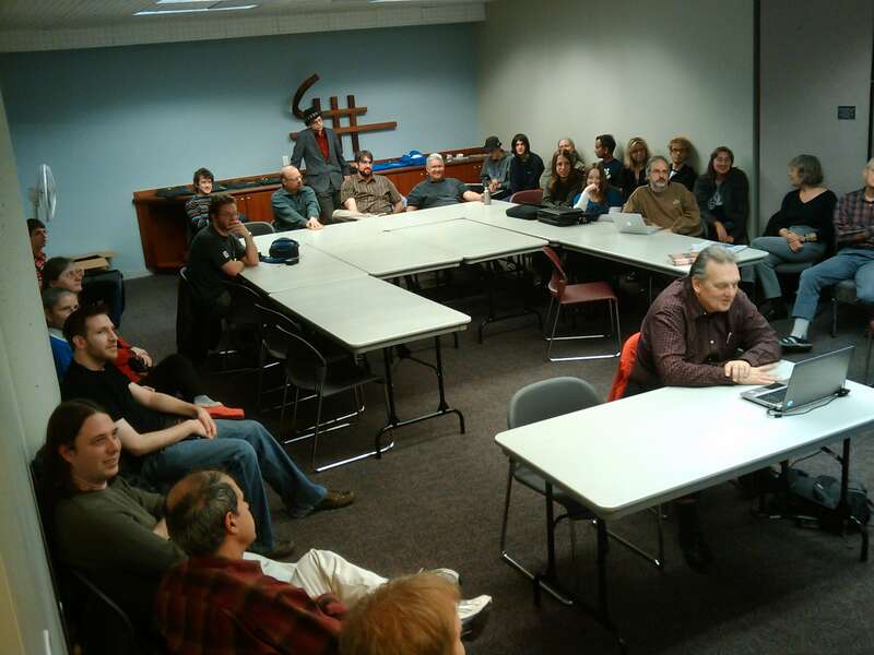 The audience at Boulder's wikipedia 10 party
