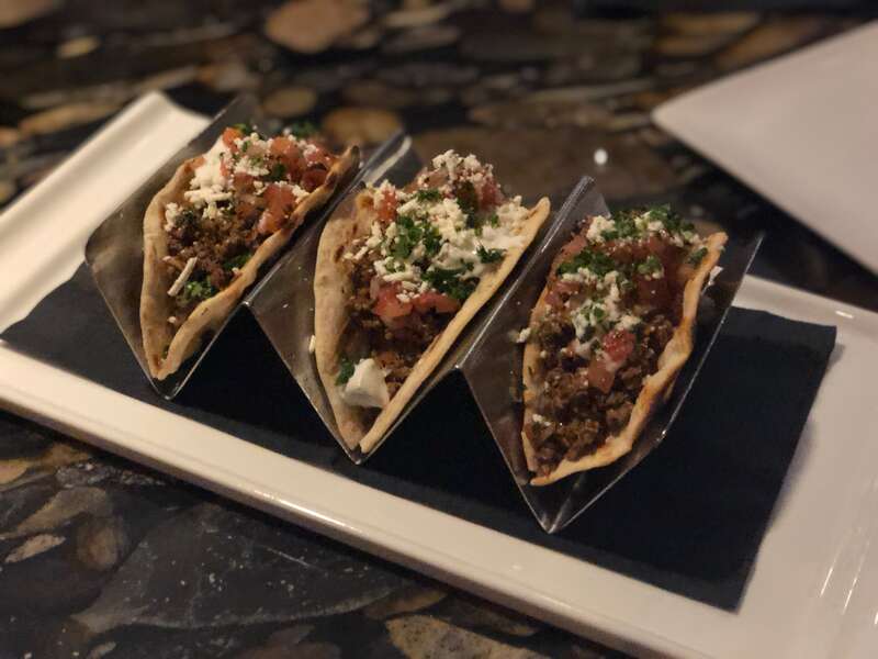 Gyro tacos at Carson Kitchen in Las Vegas, Nevada