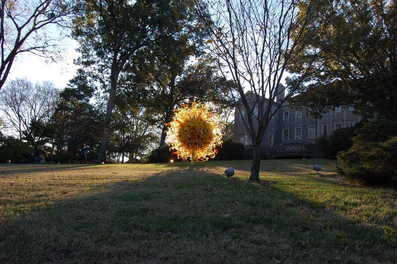 Cheekwood when they had a Chihuli exhibit