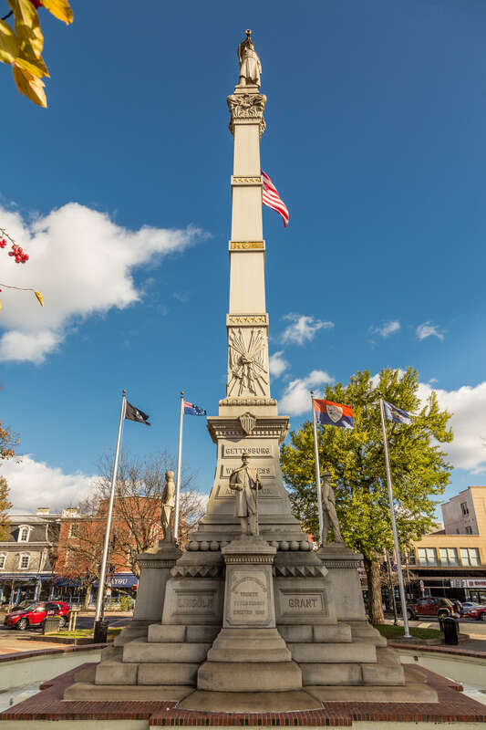 Civil War Memorial in Easton, PA
