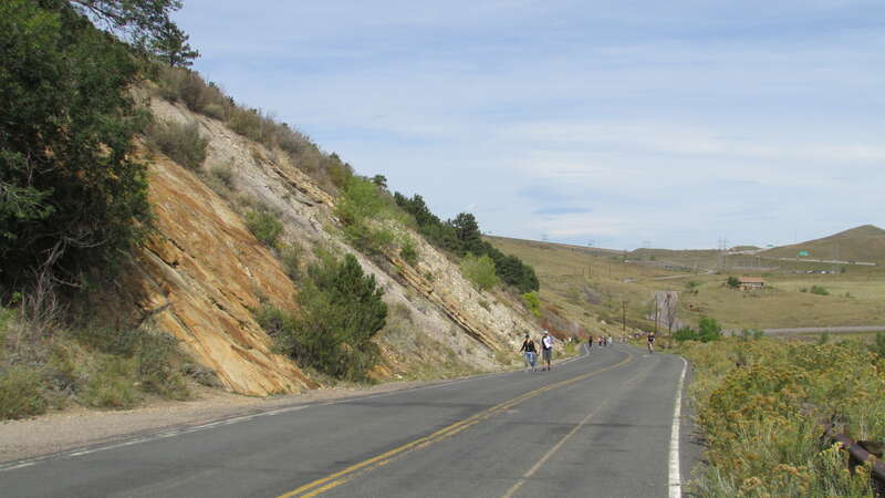 Pedestrian &amp;amp; bike only access to Dinosaur Ridge, Colorado.  A tour bus provides access to those who do not wish to walk or bike the route.