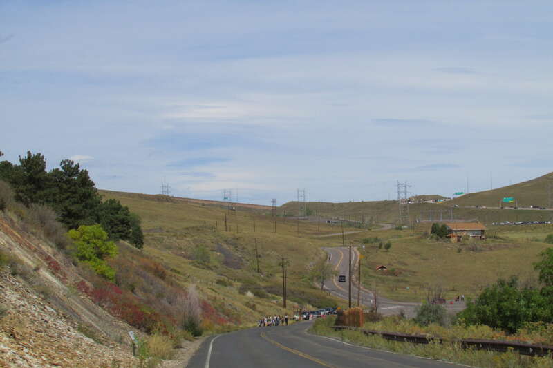 Pedestrian &amp;amp; bike only access to Dinosaur Ridge, Colorado.  A tour bus provides access to those who do not wish to walk or bike the route.