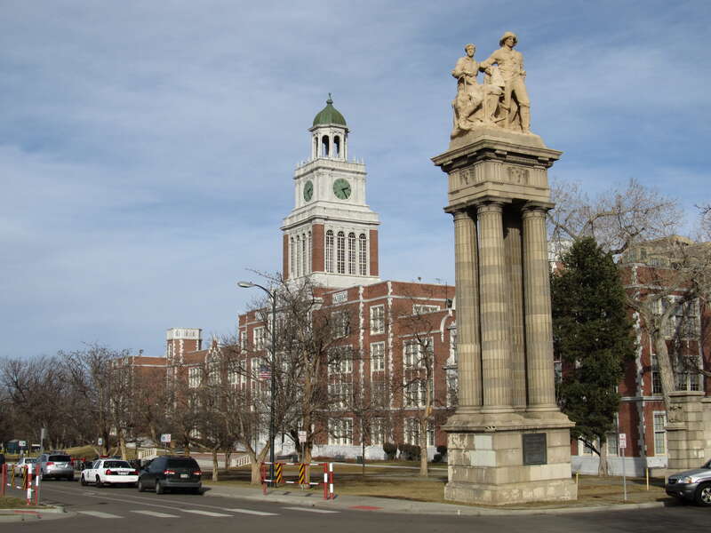 East High School is a public high school located in the City Park neighborhood on the east side of Denver, Colorado. It is part of the Denver Public Schools System. In early 1991, the East High building was declared an official Denver Historic