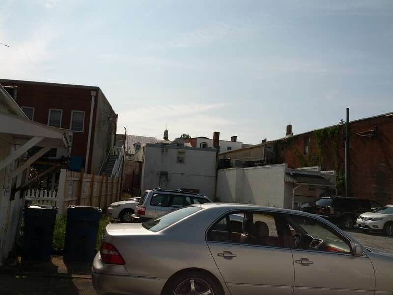 A back alley on Dover St. in downtown Easton MD.