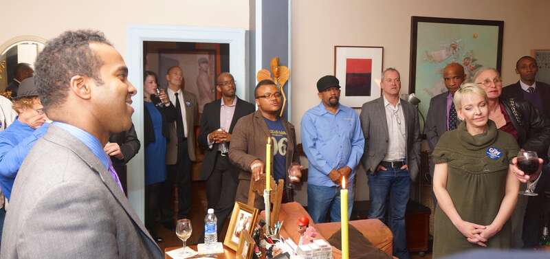 Celebrating advances in LGBTQI equality in our nation's capital, including the most protective health environment in the United States, with Washington, DC Mayor Vince Gray