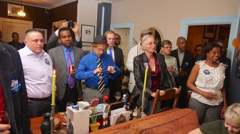 Celebrating advances in LGBTQI equality in our nation's capital, including the most protective health environment in the United States, with Washington, DC Mayor Vince Gray