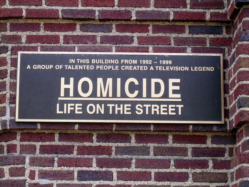 Marker on recereation pier, Thames Street, Baltimore.