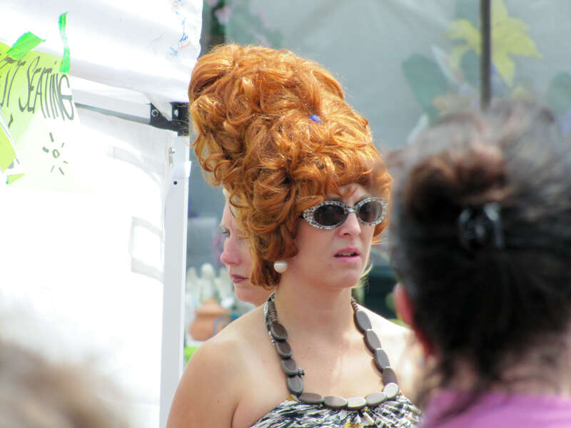 A typical "Hon" at HonFest, a celebration of 1960s Baltermorese style held annually in the Hampden neighborhood of Baltimore, Maryland.