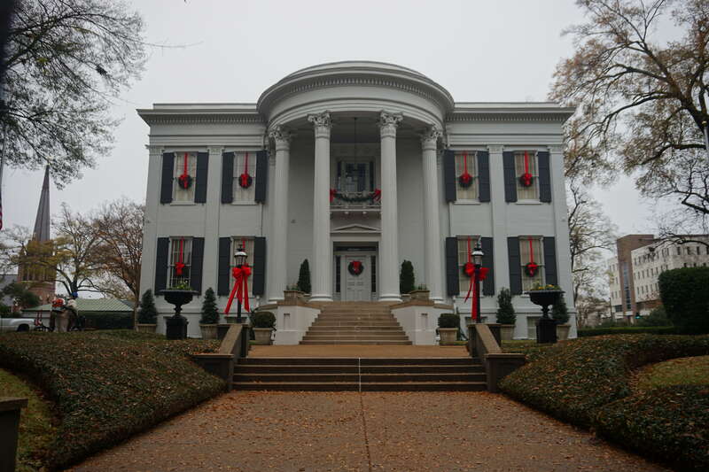 The Mississippi Governor's Mansion in Jackson, Mississippi (United States).