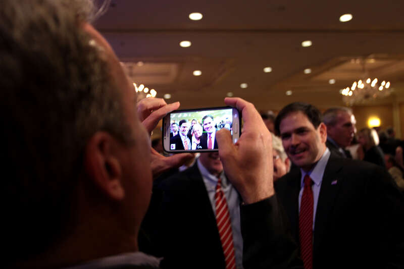 U.S. Senator Marco Rubio of Florida speaking with supporters at the Arizona Chamber of Commerce &amp;amp; Industry's Leadership Series luncheon in Phoenix, Arizona.

Please attribute to Gage Skidmore if used elsewhere.
