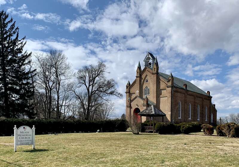 Meade Memorial Episcopal Church is a historic building in the White Post Historic District in White Post, Virignia.