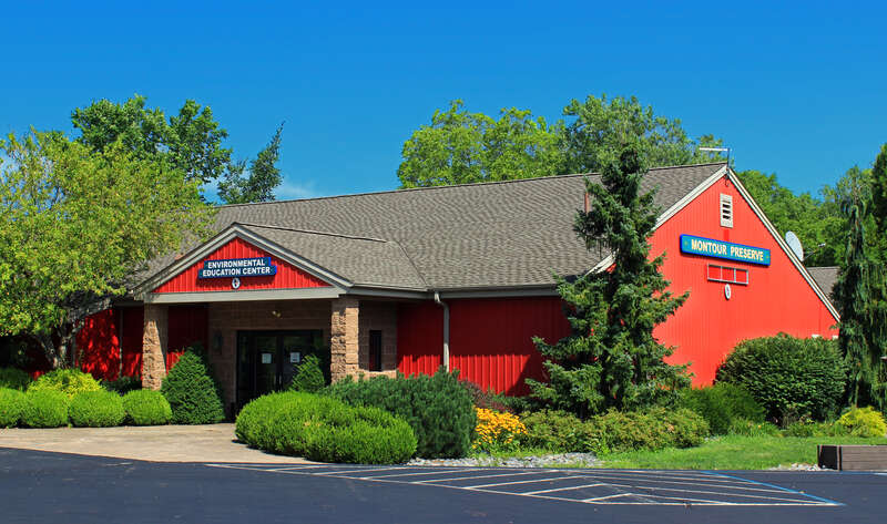 Visitor center, Montour Preserve, Montour County.