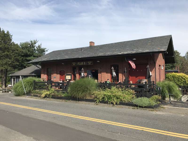 Plan B front view, Simsbury Connecticut - on Railroad Street