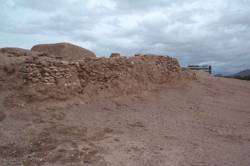 The platform mound at the Pueblo Grande Museum in Phoenix, Arizona