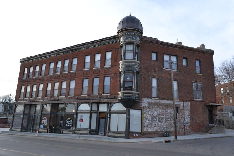 Ryan Block in St Joseph, Missouri. Listed on the National Register of Historic Places.